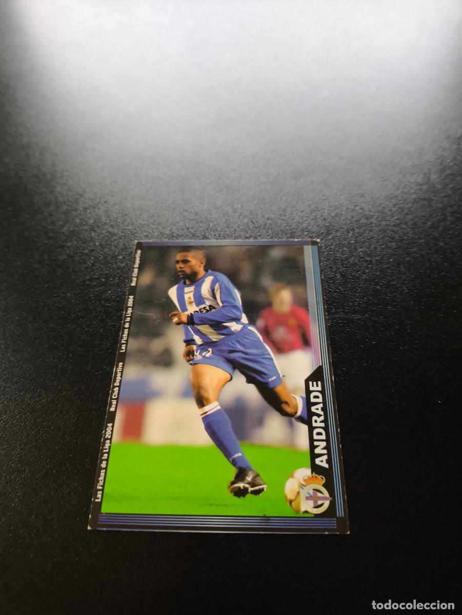 Cromos de F&uacute;tbol: 62 Andrade DEPORTIVO DE LA CORU&Ntilde;A MUNDICROMO LIGA 2003 2004 03 04 NO PANINI ESTE CROMO CARD