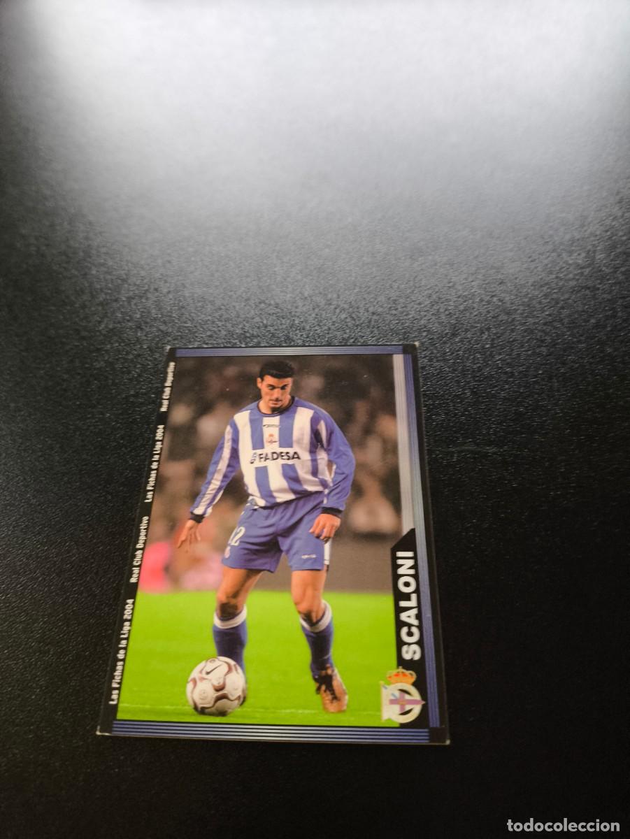 Cromos de F&uacute;tbol: 63 Scaloni DEPORTIVO DE LA CORU&Ntilde;A MUNDICROMO LIGA 2003 2004 03 04 NO PANINI ESTE CROMO CARD
