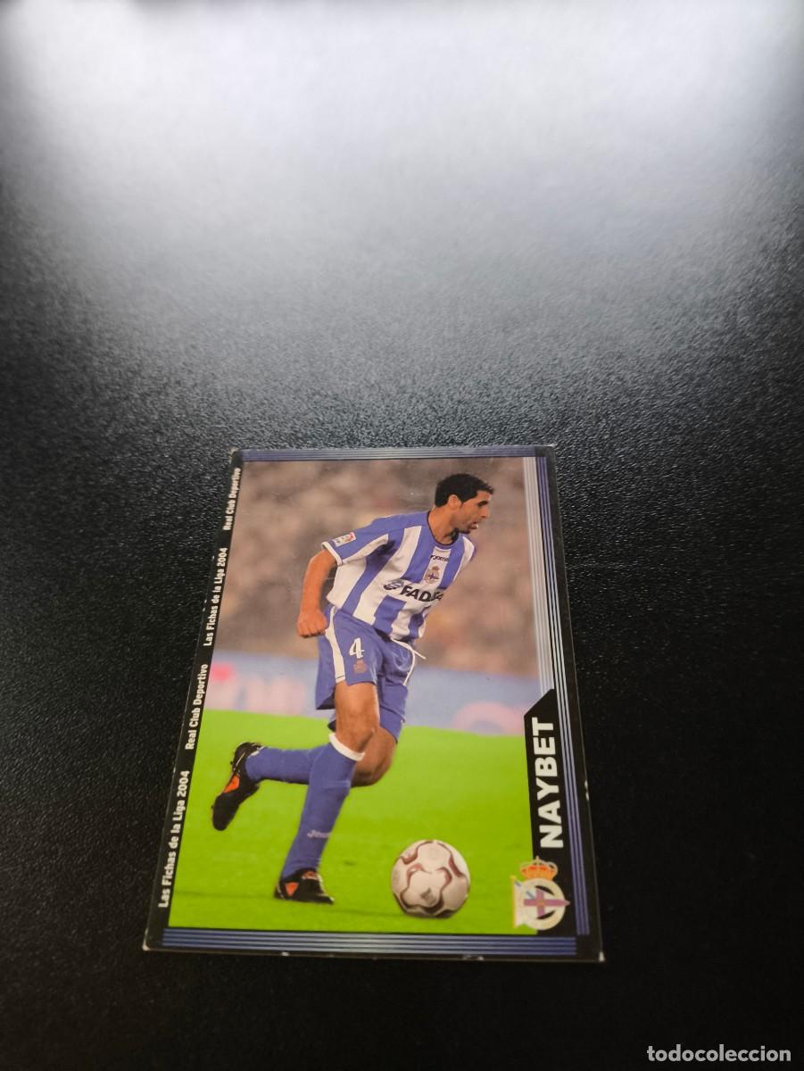 Cromos de F&uacute;tbol: 64 Naybet DEPORTIVO DE LA CORU&Ntilde;A MUNDICROMO LIGA 2003 2004 03 04 NO PANINI ESTE CROMO CARD
