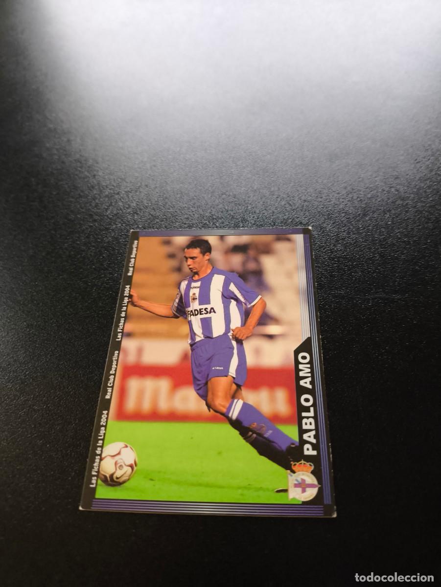 Cromos de F&uacute;tbol: 68 Pablo Amo DEPORTIVO DE LA CORU&Ntilde;A MUNDICROMO LIGA 2003 2004 03 04 NO PANINI ESTE CROMO CARD