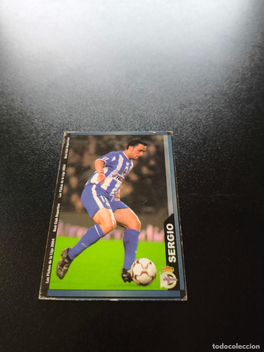 Cromos de F&uacute;tbol: 72 Sergio DEPORTIVO DE LA CORU&Ntilde;A MUNDICROMO LIGA 2003 2004 03 04 NO PANINI ESTE CROMO CARD