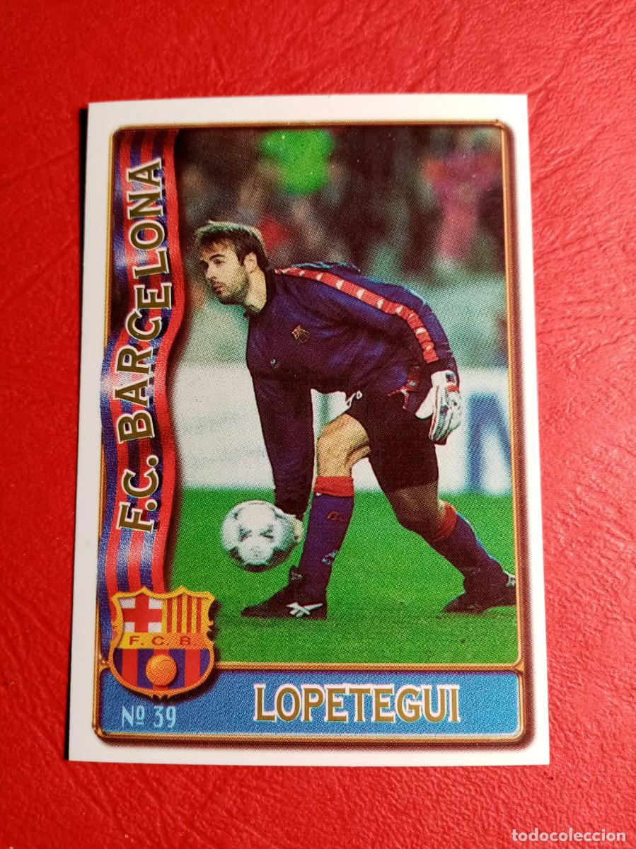 Cromos de F&uacute;tbol: N&ordm; 39 LOPETEGUI, FC BARCELONA, FICHAS LIGA 1996 1997 96/97 MUNDICROMO