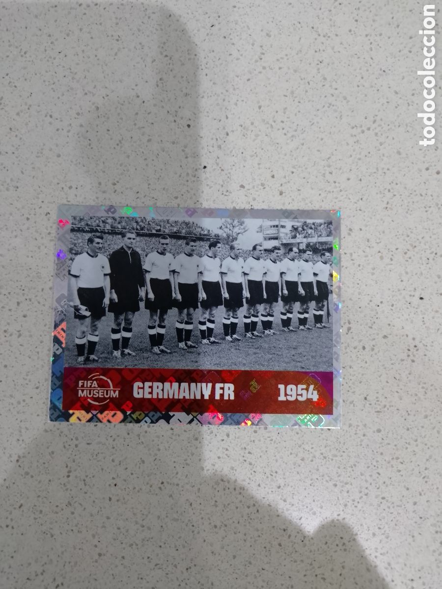 Cromos de F&uacute;tbol: CROMO N&Uacute;MERO FWC 11 ALEMANIA CAMPEONA DEL MUNDO 1954. MUNDIAL 2026. PANINI.