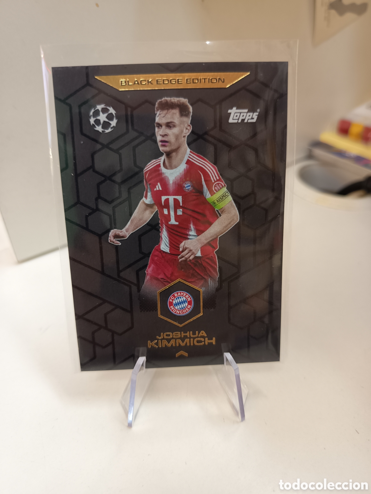 Fu&szlig;ball-Sticker: JOSHUA KIMMICH BLACK EDGE BE6 MATCH ATTAX 2025 2026