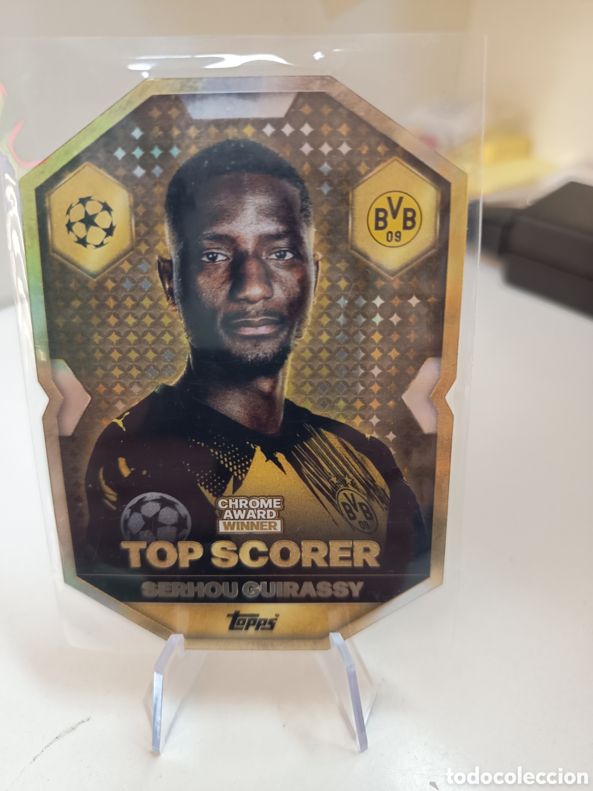 Cromos de F&uacute;tbol: CHROME CA9 SERHOU GUIRASSY MATCH ATTAX 2025 2026