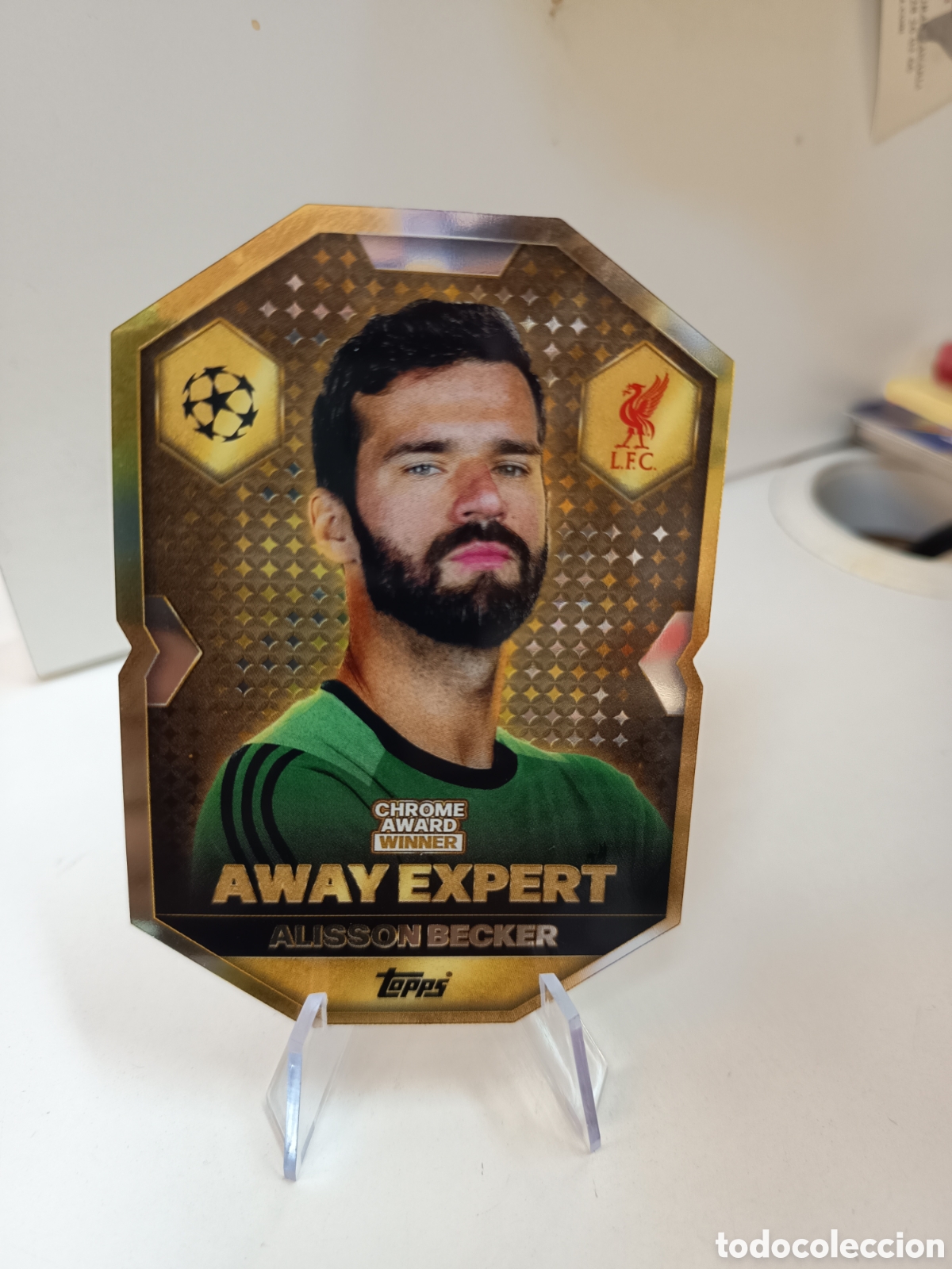 Cromos de F&uacute;tbol: CHROME CA17 ALISSON BECKER MATCH ATTAX 2025 2026