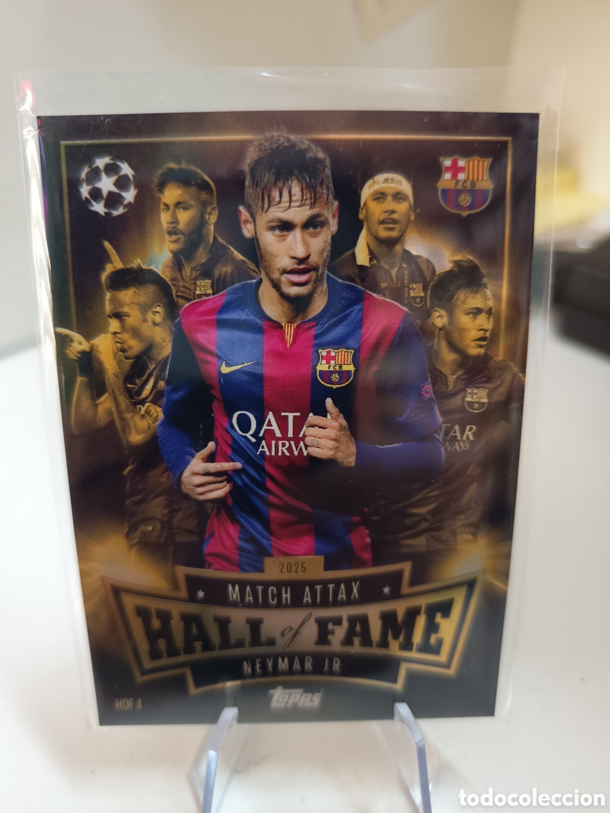 Cromos de F&uacute;tbol: HALL OF FAME NEYMAR HOF4 MATCH ATTAX 2025 2026