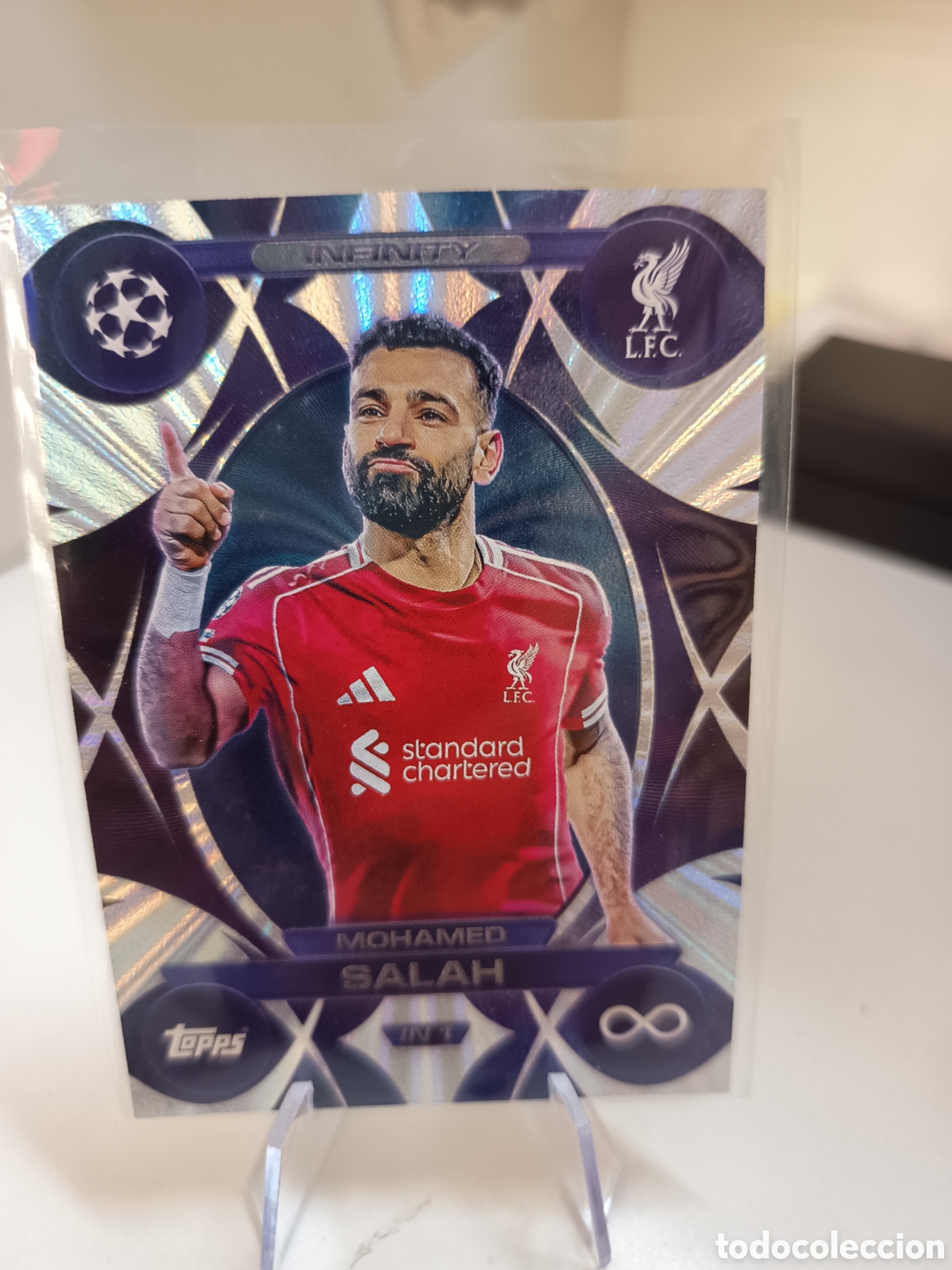 Cromos de F&uacute;tbol: INFINITY IN1 SALAH MATCH ATTAX 2025 2026