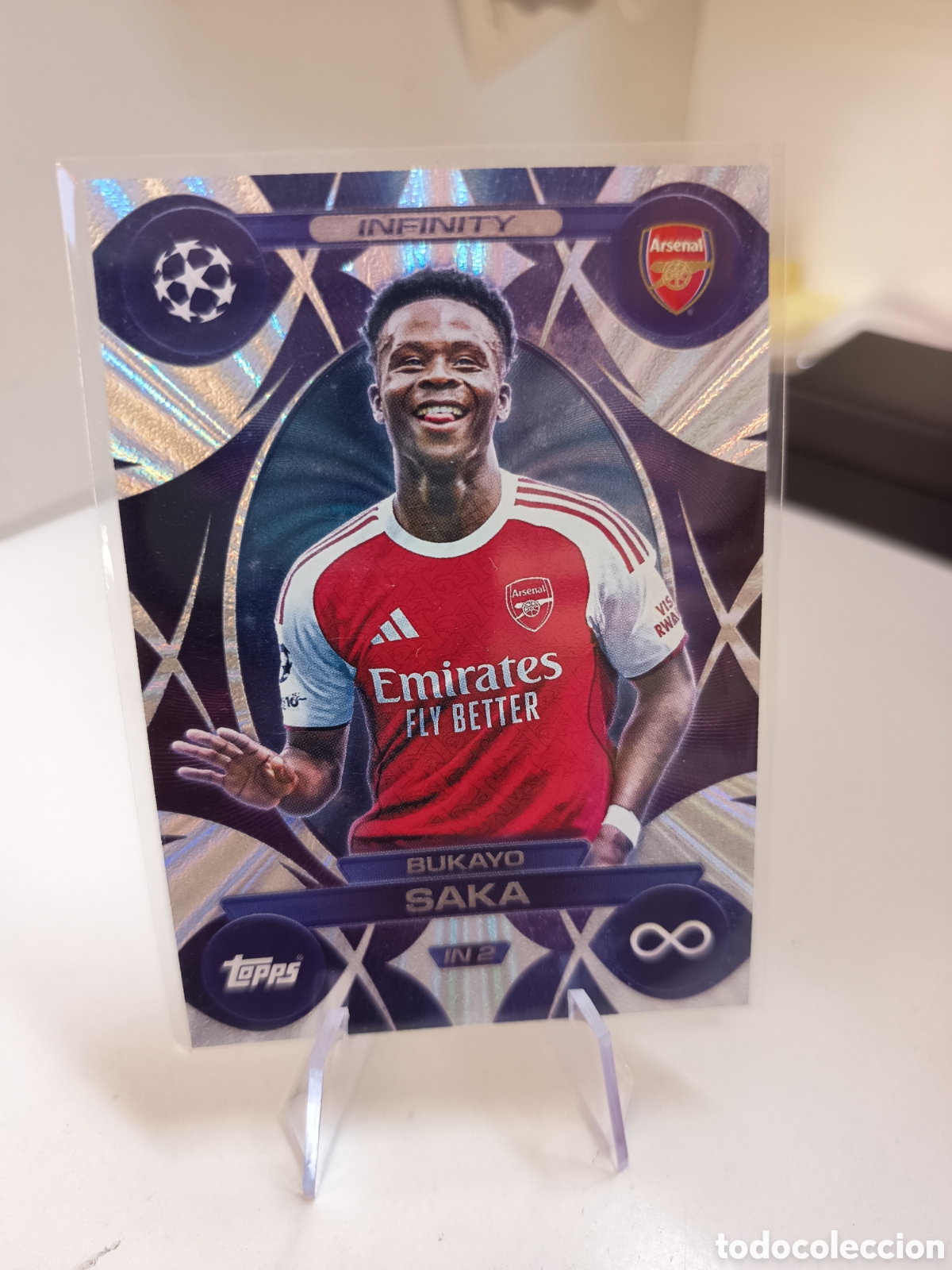 Cromos de F&uacute;tbol: INFINITY IN2 BUKAYO SAKA MATCH ATTAX 2025 2026