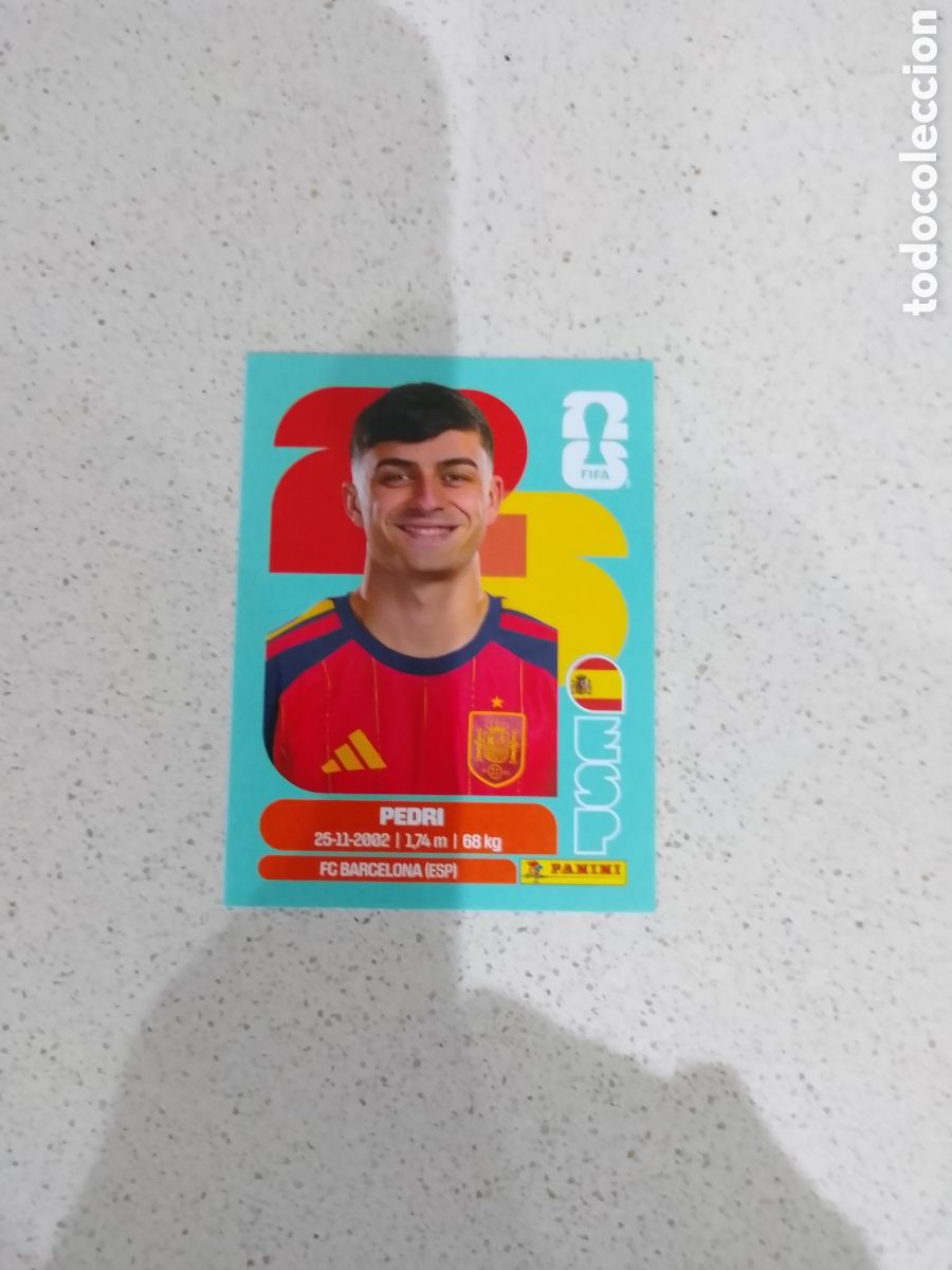 Cromos de F&uacute;tbol: CROMO N&Uacute;MERO 11 PEDRI ESPA&Ntilde;A. MUNDIAL 2026. PANINI.