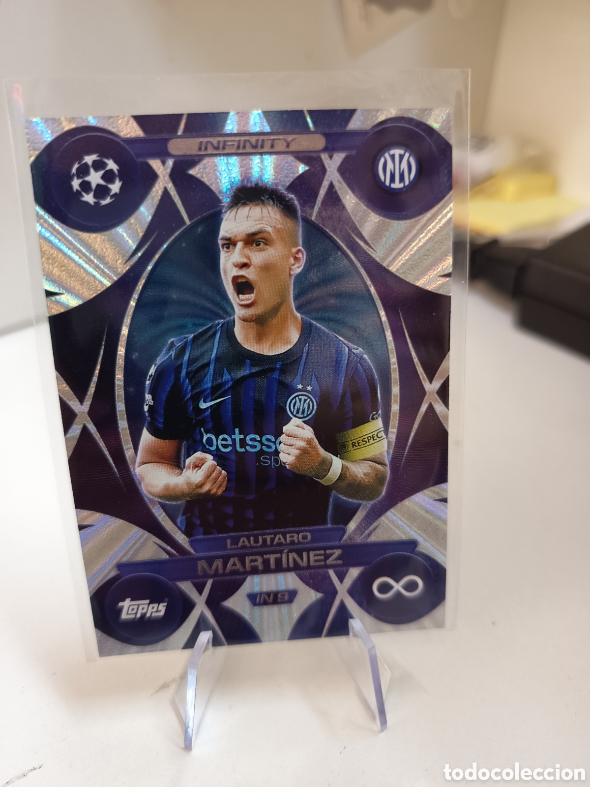 Cromos de F&uacute;tbol: INFINITY IN9 LAUTARO MARTINEZ MATCH ATTAX 2025 2026