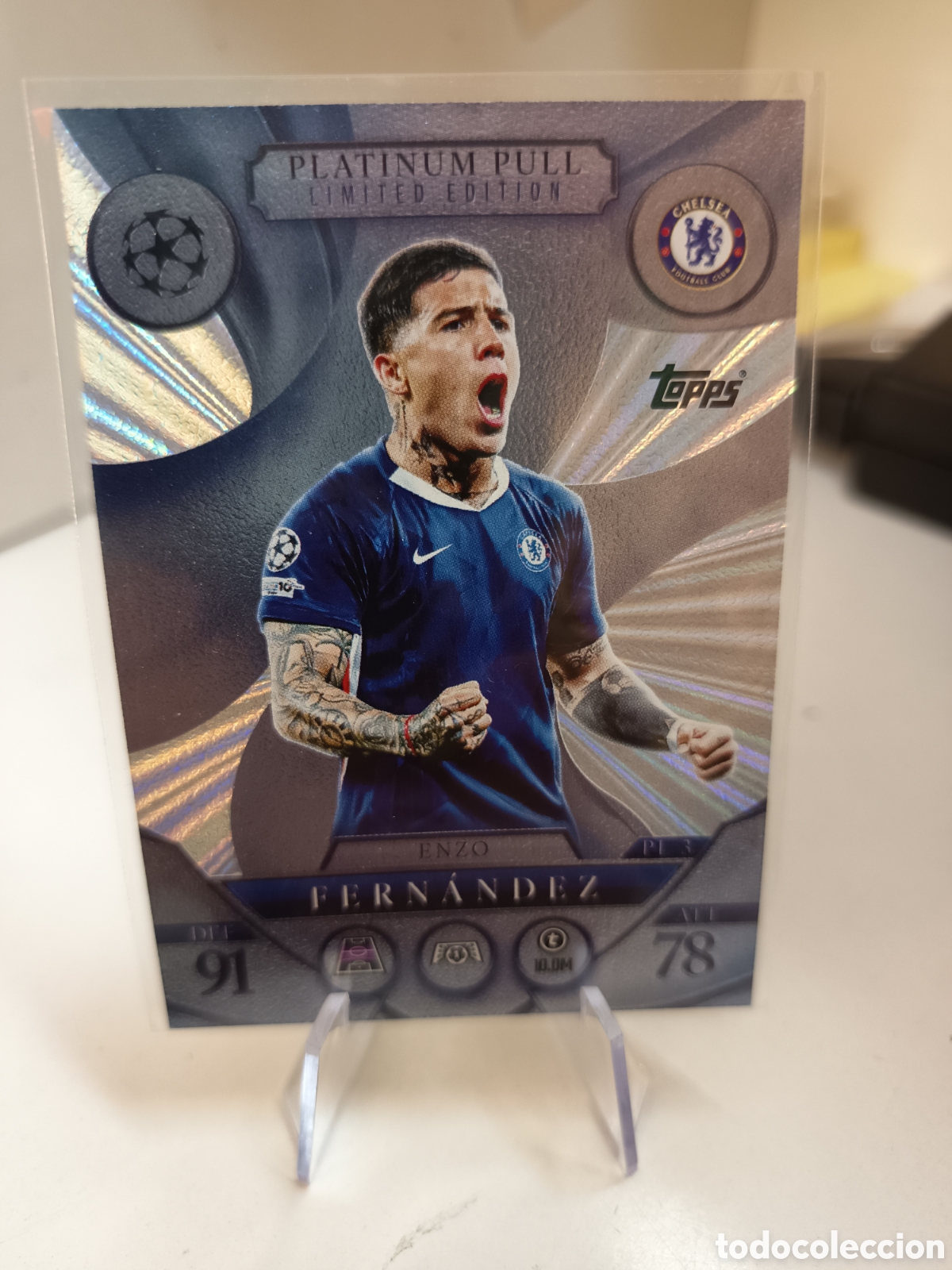 Figurine di Calcio: PLATINUM PULL PL3 ENZO FERNANDEZ MATCH ATTAX 2025 2026