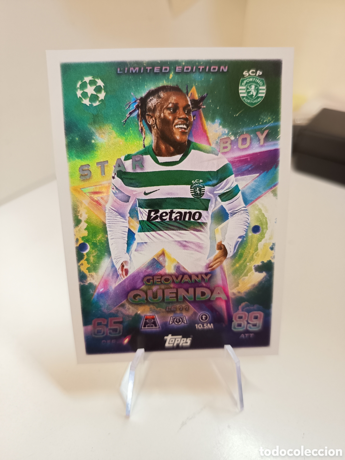 Cromos de F&uacute;tbol: LIMITED EDITION STAR BOY LE11 QUENDA MATCH ATTAX 2025 2026