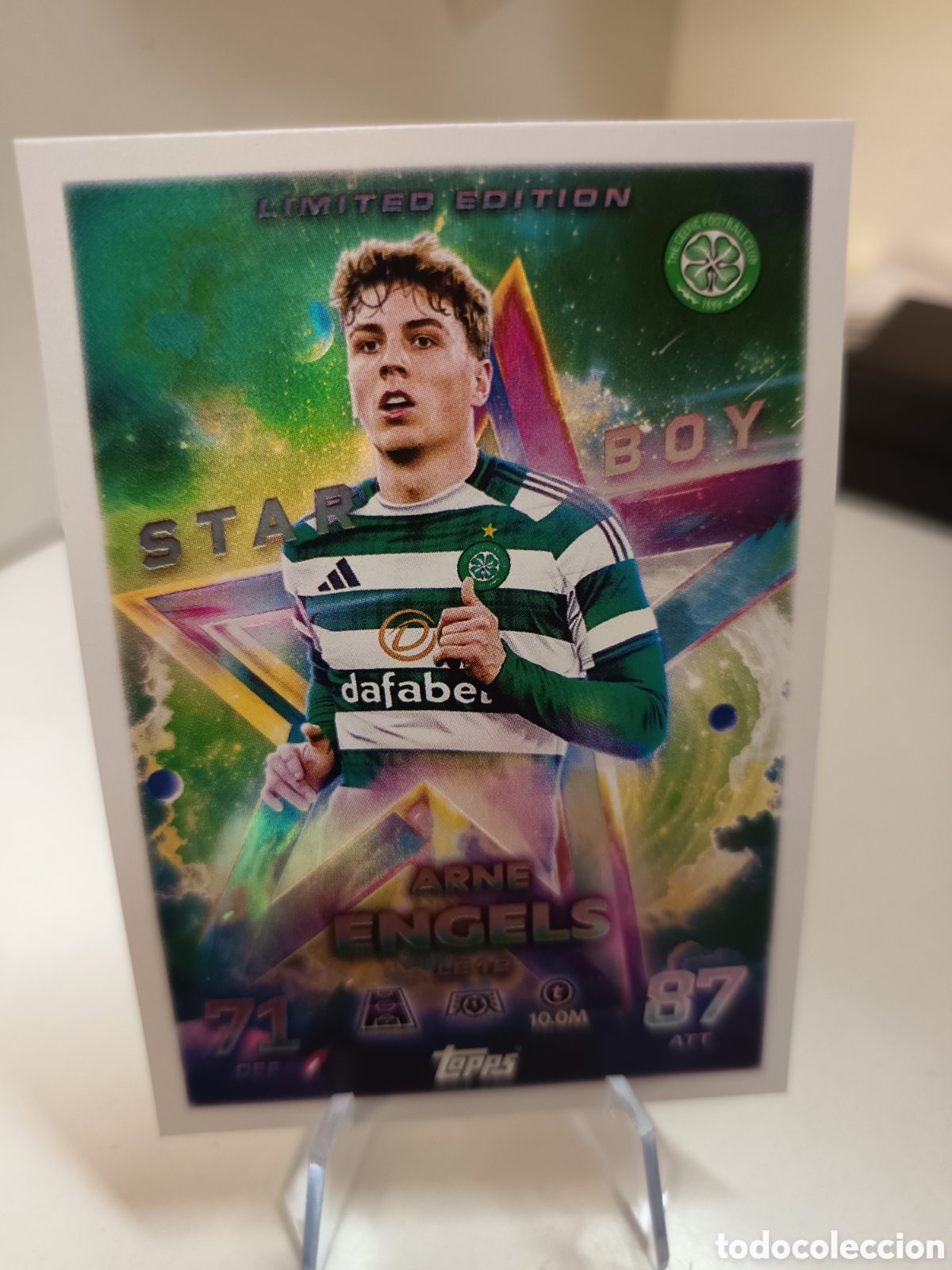 Cromos de F&uacute;tbol: LIMITED EDITION STAR BOY LE12 ENGELS MATCH ATTAX 2025 2026