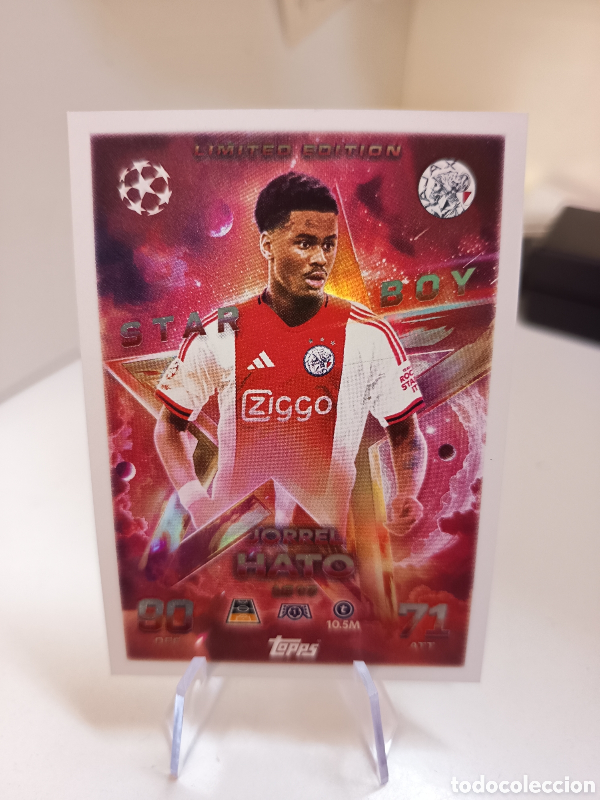 Cromos de F&uacute;tbol: LIMITED EDITION STAR BOY LE17 HATO MATCH ATTAX 2025 2026