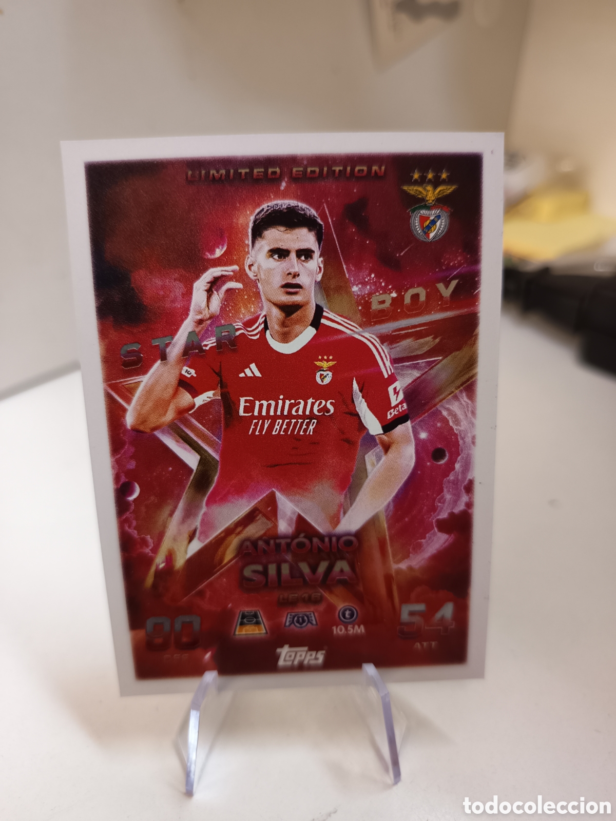 Cromos de F&uacute;tbol: LIMITED EDITION STAR BOY LE16 SILVA MATCH ATTAX 2025 2026