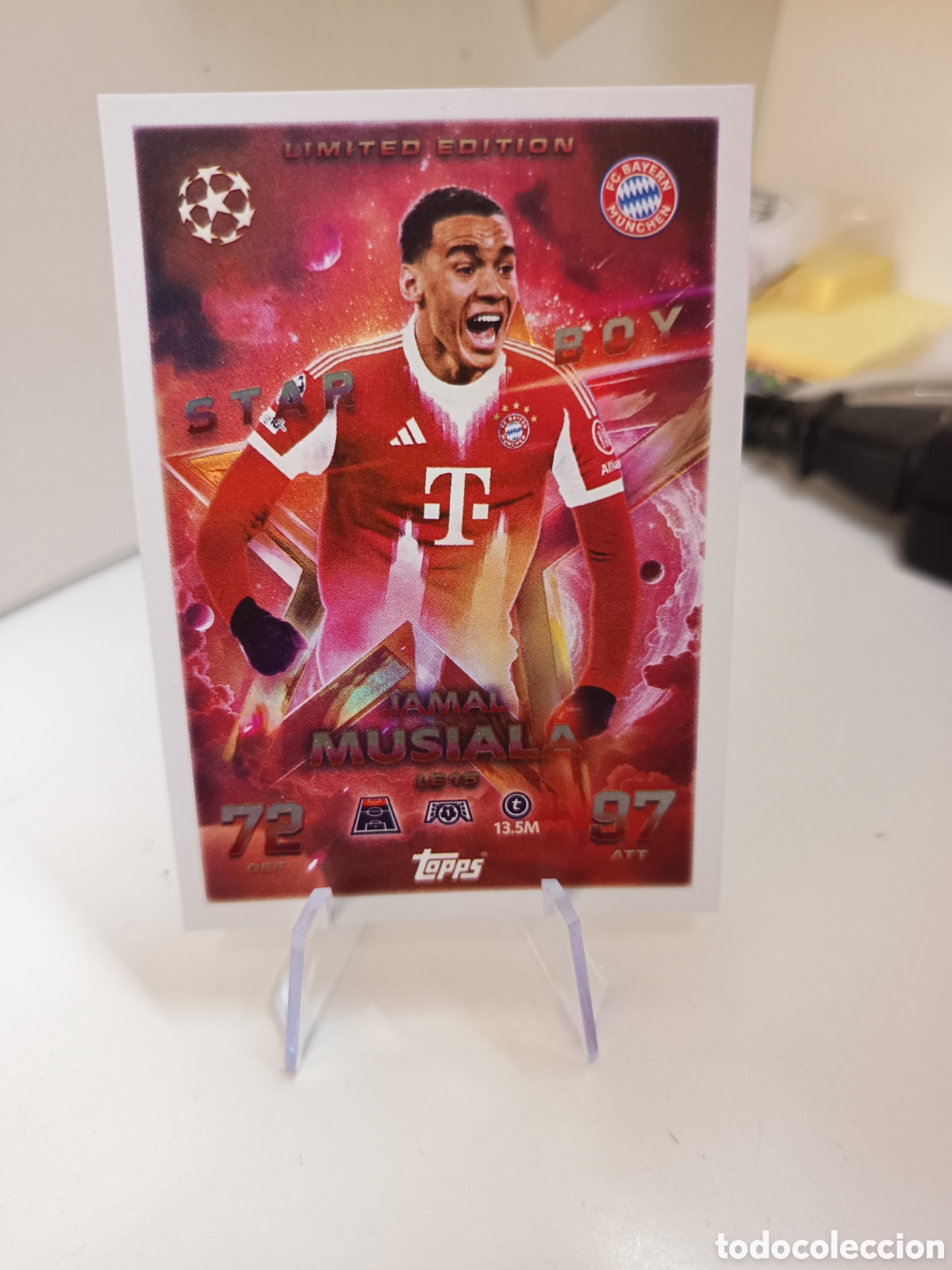 Cromos de Futebol: LIMITED EDITION STAR BOY LE15 MUSIALA MATCH ATTAX 2025 2026
