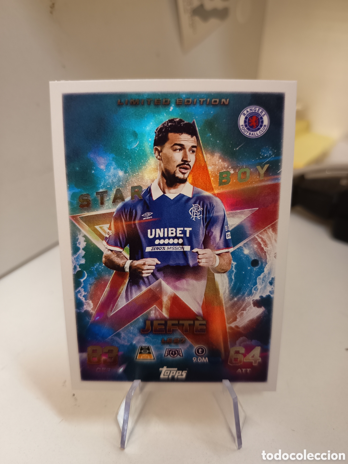Cromos de Futebol: LIMITED EDITION STAR BOY LE27 JEFTE MATCH ATTAX 2025 2026