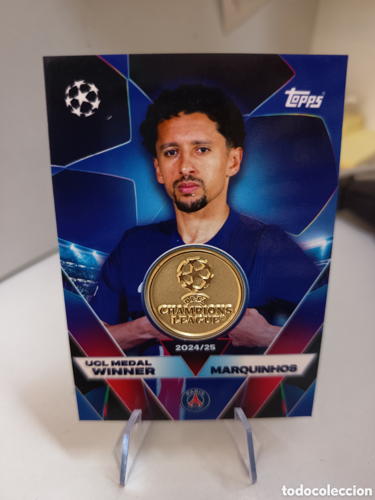 Cromos de F&uacute;tbol: UCL MEDAL WINNER MARQUINHOS UCLW-MA MATCH ATTAX 2025 2026