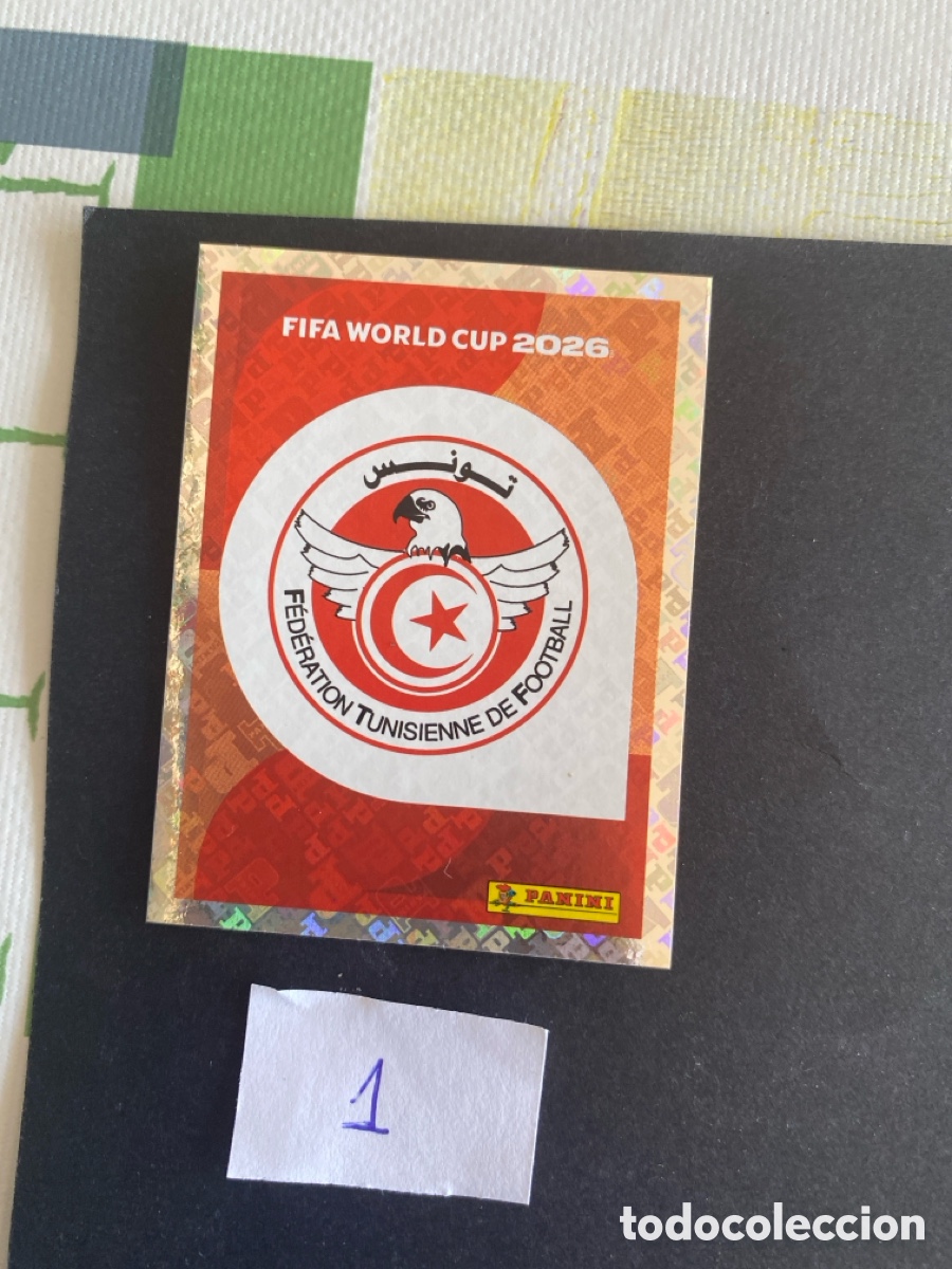 Cromos de F&uacute;tbol: Cromo T&uacute;nez Mundial 2026 N* 1 nuevo