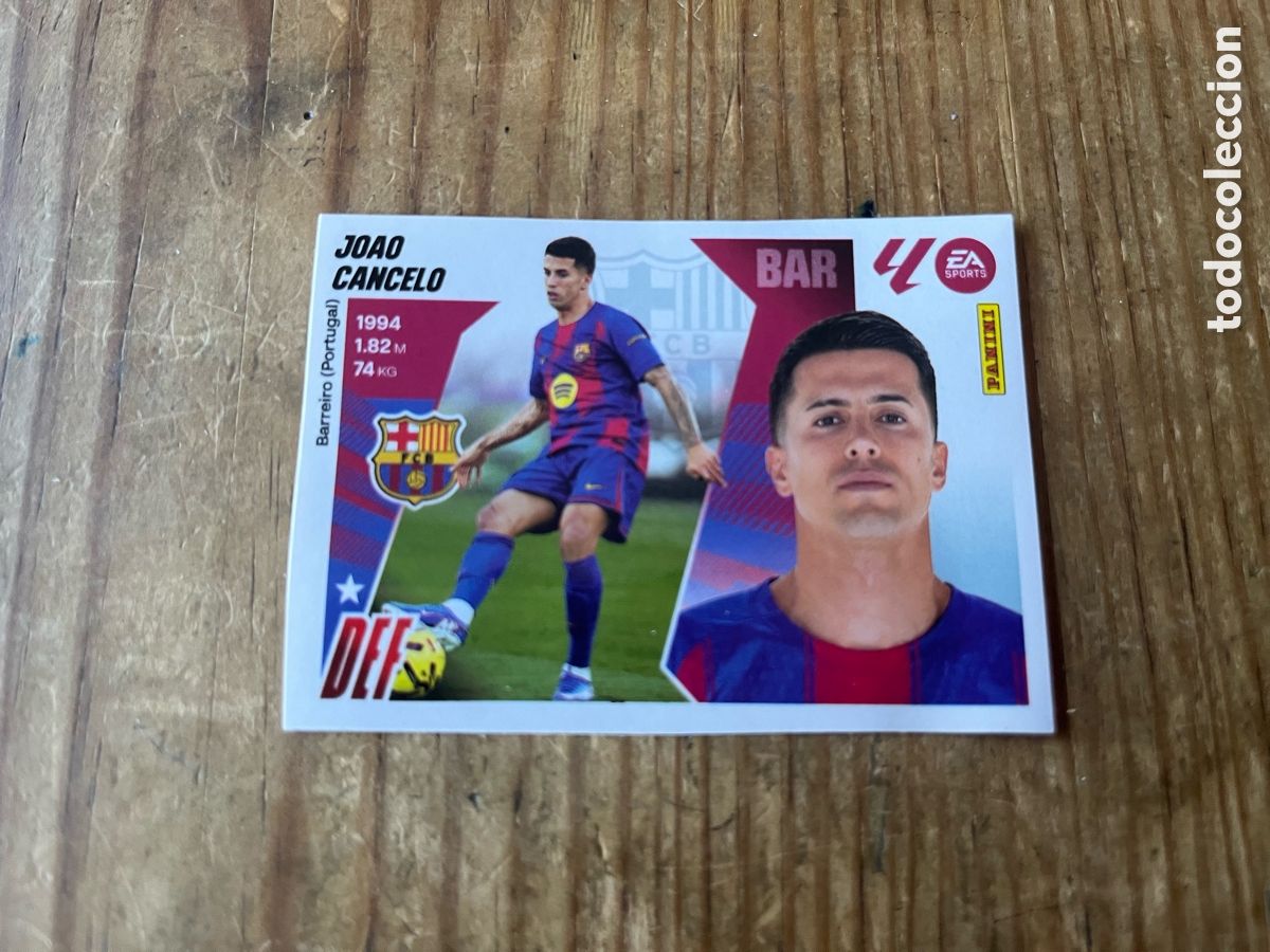Cromos de F&uacute;tbol: R31885 CROMO SIN PEGAR NUNCA PEGADO MERCADO DE INVIERNO 2025 2026 # 7 JOAO CANCELO BARCELONA