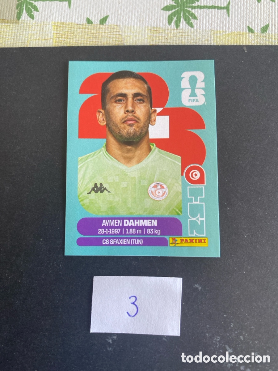 Cromos de F&uacute;tbol: Cromo T&uacute;nez Mundial 2026 N* 3 nuevo