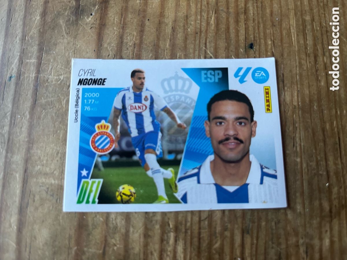 Cromos de F&uacute;tbol: R31885 CROMO SIN PEGAR NUNCA PEGADO MERCADO DE INVIERNO 2025 2026 # 15 CYRL NGONGE ESPANYOL ESPA&Ntilde;OL