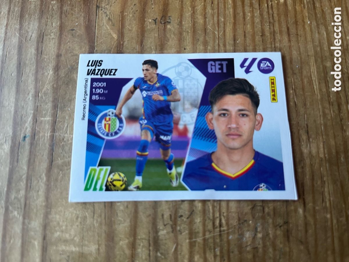 Football Stickers: R31885 CROMO SIN PEGAR NUNCA PEGADO MERCADO DE INVIERNO 2025 2026 # 18 LUIS VAZQUEZ GETAFE