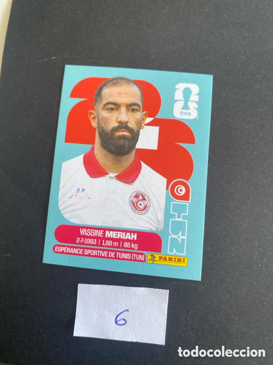Cromos de F&uacute;tbol: Cromo T&uacute;nez Mundial 2026 N* 6 nuevo