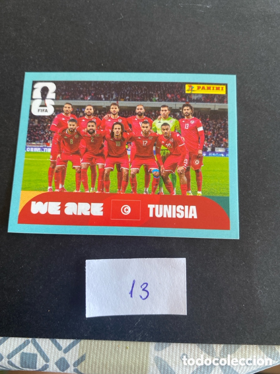 Cromos de F&uacute;tbol: Cromo Tunez Mundial 2026 N* 13 nuevo
