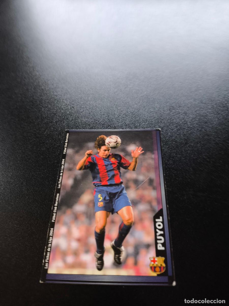 Cromos de F&uacute;tbol: 141 Puyol F.C. BARCELONA MUNDICROMO LIGA 2003 2004 03 04 NO PANINI ESTE CROMO CARD