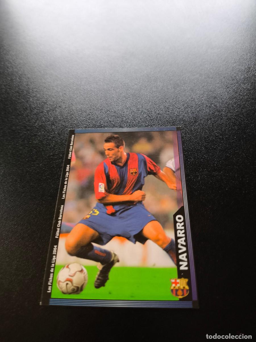 Fu&szlig;ball-Sticker: 144 Fernando Navarro F.C. BARCELONA MUNDICROMO LIGA 2003 2004 03 04 NO PANINI ESTE CROMO CARD