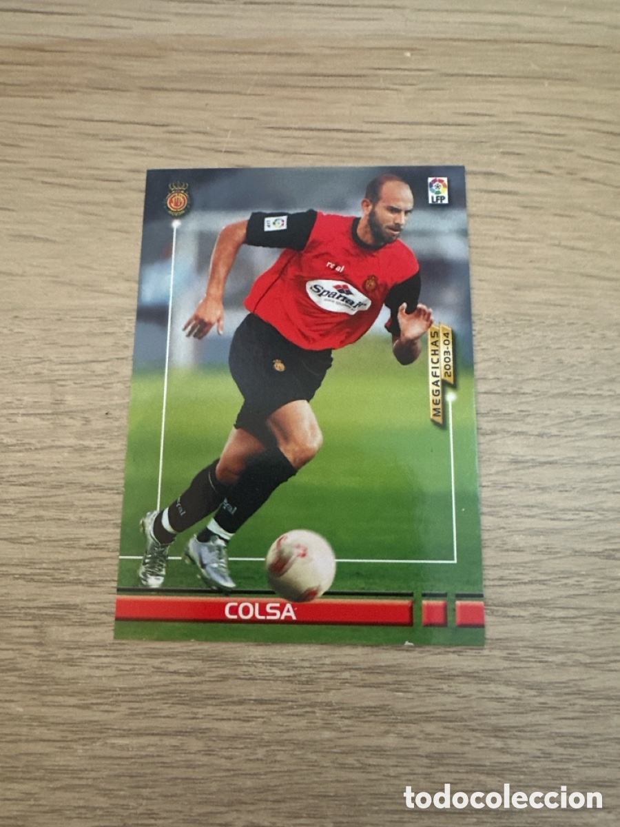 Fu&szlig;ball-Sticker: COLSA n&ordm; 190 BIS NUEVA FICHA MALLORCA MEGAFICHAS 2003 2004 PANINI 03 04
