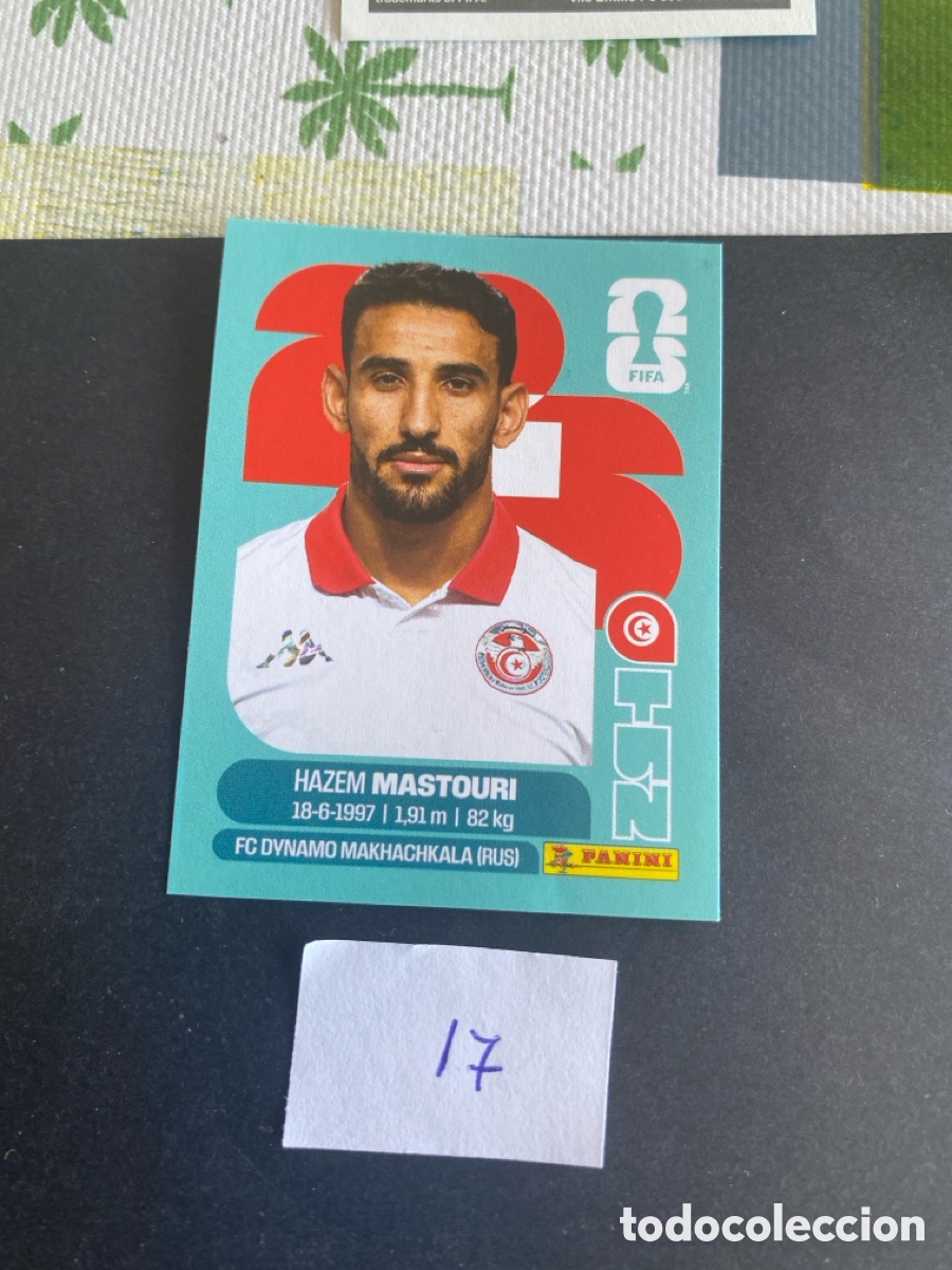 Cromos de F&uacute;tbol: Cromo Tunez Mundial 2026 N* 17 nuevo