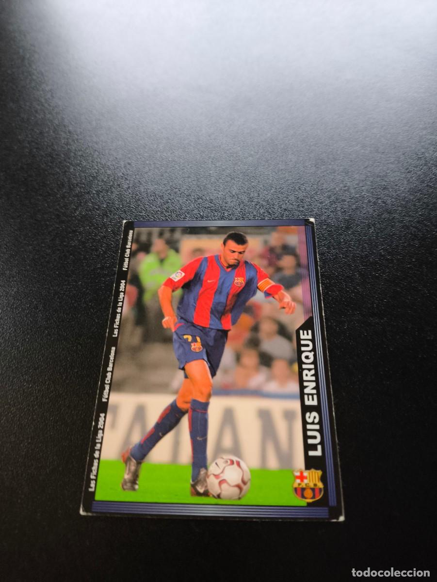 Cromos de F&uacute;tbol: 153 Luis Enrique F.C. BARCELONA MUNDICROMO LIGA 2003 2004 03 04 NO PANINI ESTE CROMO CARD