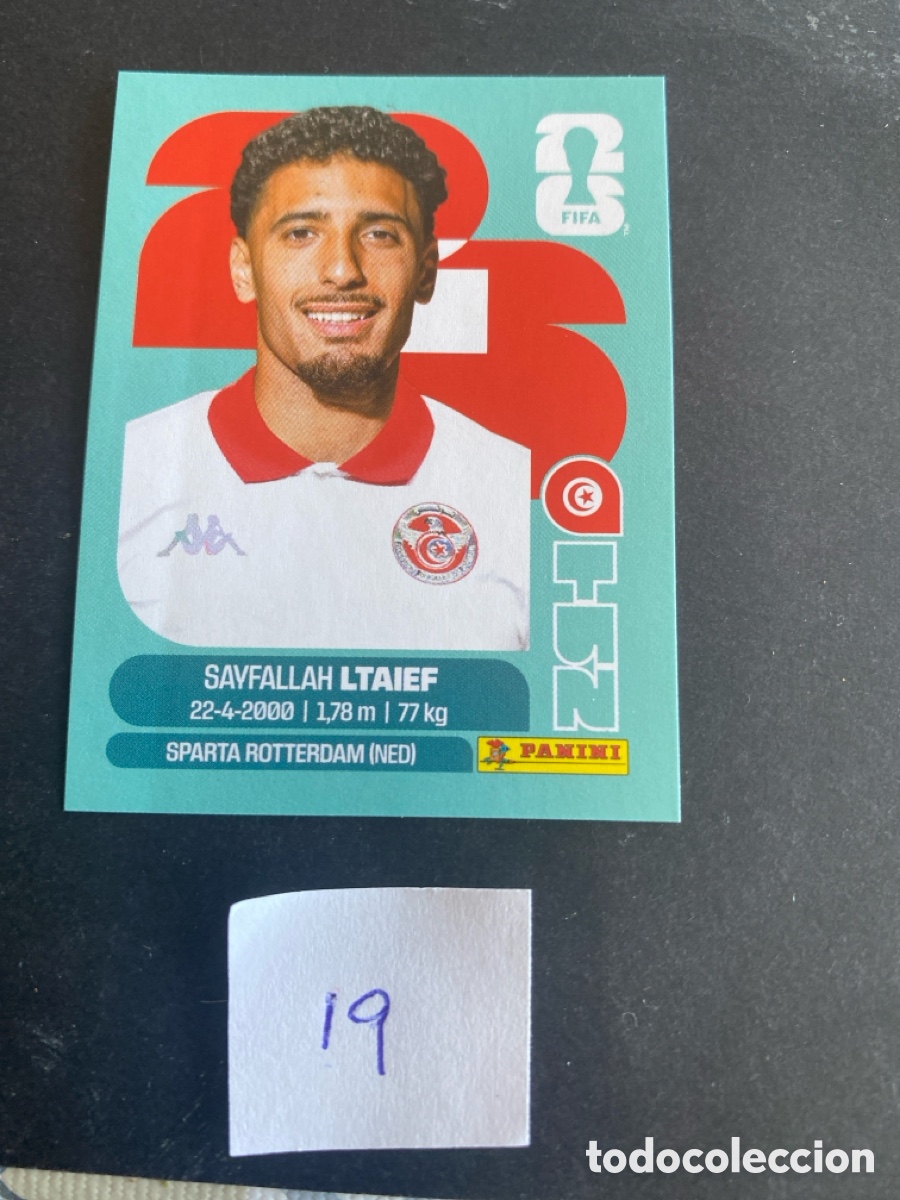 Cromos de F&uacute;tbol: Cromo Tunez Mundial 2026 N* 19 nuevo
