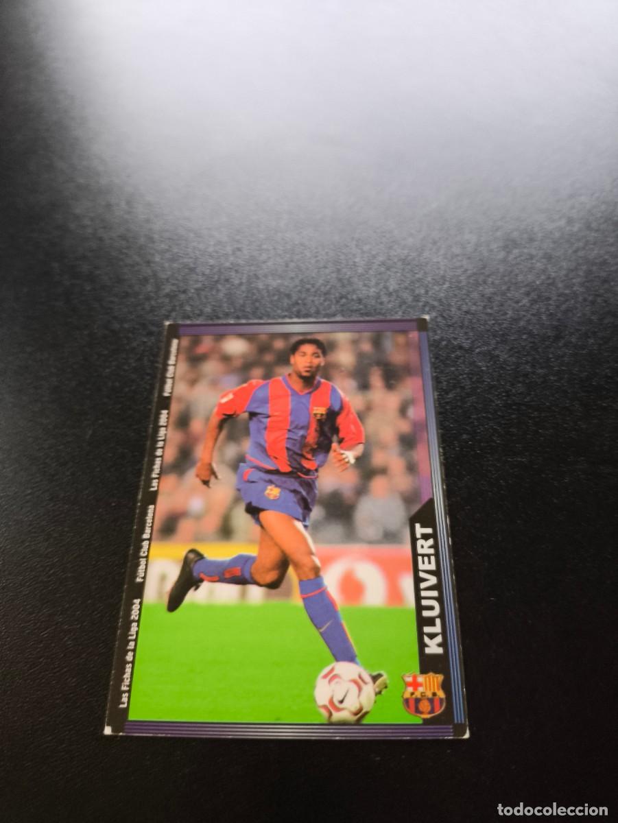 Cromos de F&uacute;tbol: 157 Kluivert F.C. BARCELONA MUNDICROMO LIGA 2003 2004 03 04 NO PANINI ESTE CROMO CARD