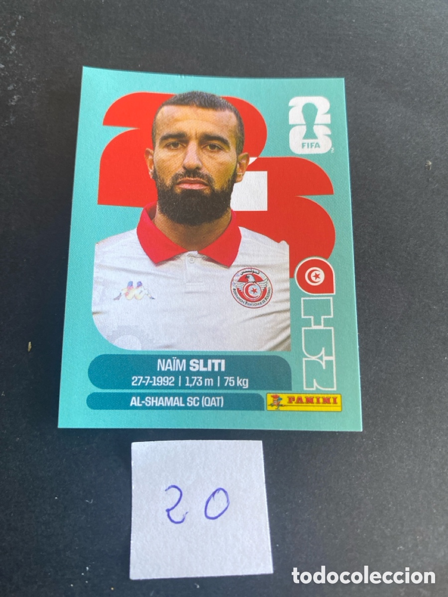 Cromos de F&uacute;tbol: Cromo Tunez Mundial 2026 N* 20 nuevo