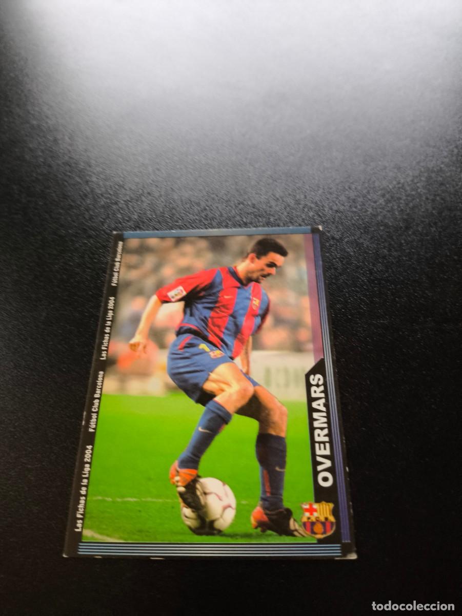 Cromos de F&uacute;tbol: 158 Overmars F.C. BARCELONA MUNDICROMO LIGA 2003 2004 03 04 NO PANINI ESTE CROMO CARD