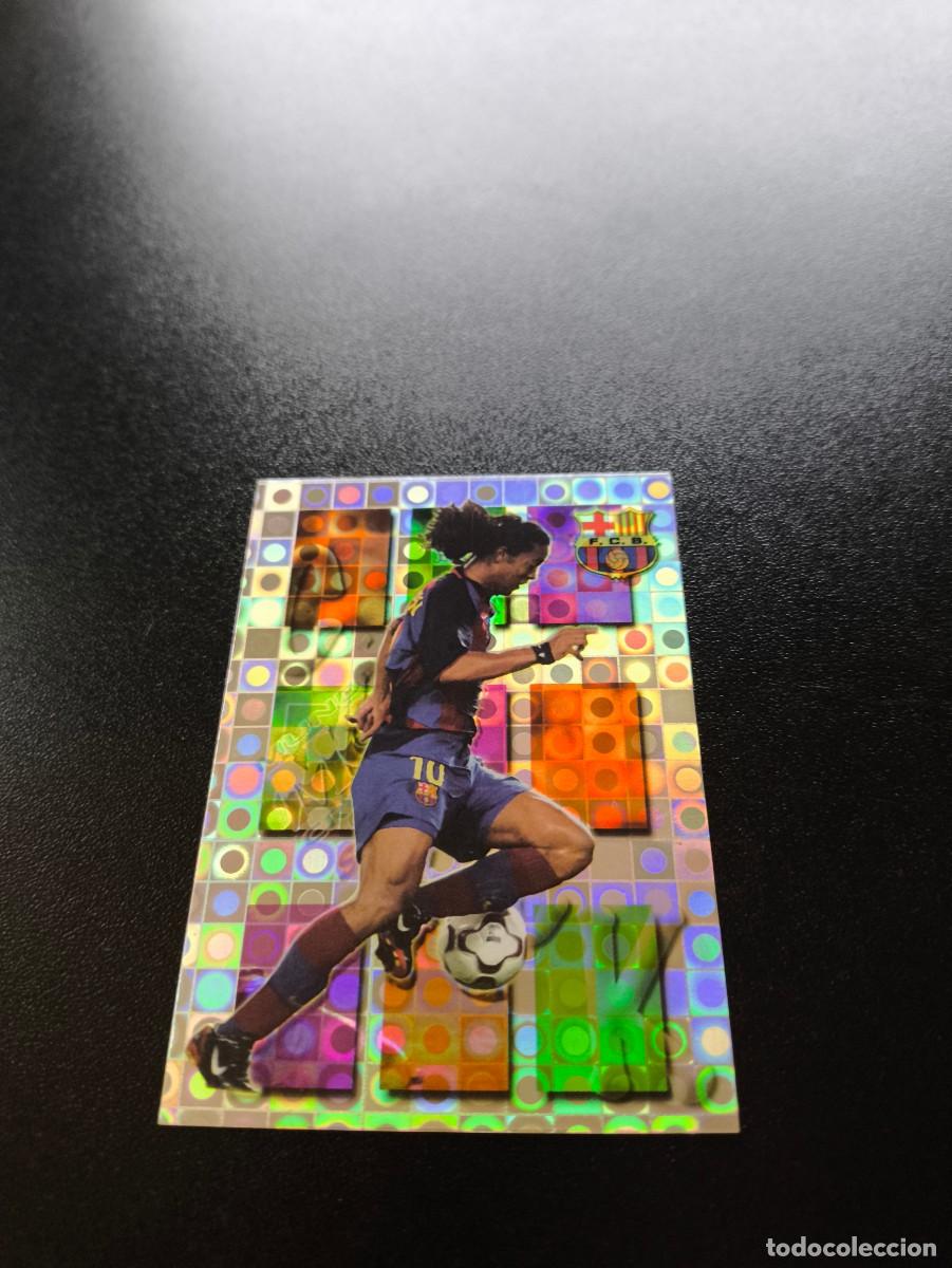 Cromos de F&uacute;tbol: 161 Ronaldinho CRACK F.C. BARCELONA MUNDICROMO LIGA 2003 2004 03 04 NO PANINI ESTE CROMO CARD