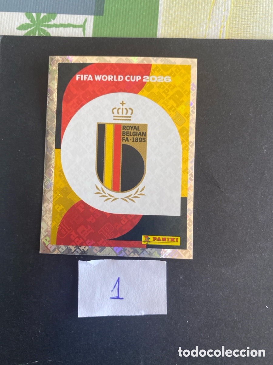Cromos de F&uacute;tbol: Cromo Belgica Mundial 2026 N* 1 nuevo
