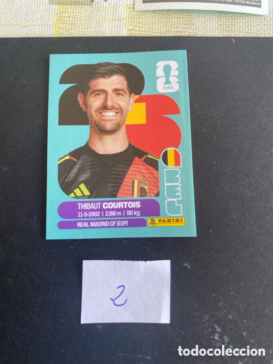 Cromos de F&uacute;tbol: Cromo Belgica Mundial 2026 N* 2 nuevo