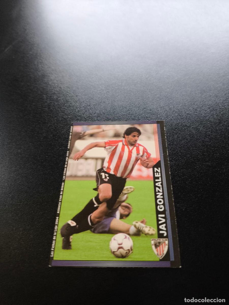 Cromos de F&uacute;tbol: 171 Javi Gonzalez ATHLETIC DE BILBAO MUNDICROMO LIGA 2003 2004 03 04 NO PANINI ESTE CROMO CARD