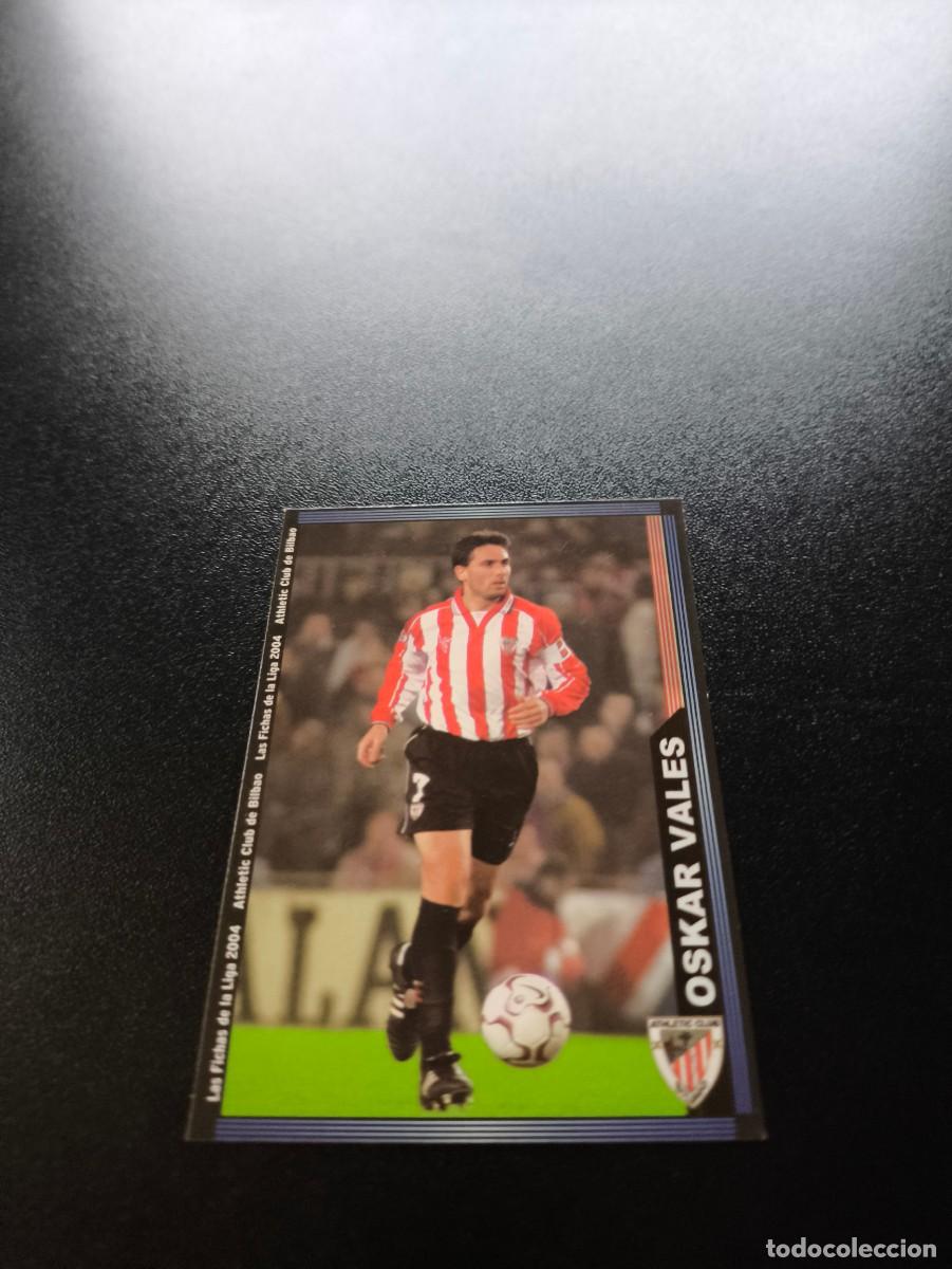 Cromos de F&uacute;tbol: 174 Oscar Vales ATHLETIC DE BILBAO MUNDICROMO LIGA 2003 2004 03 04 NO PANINI ESTE CROMO CARD