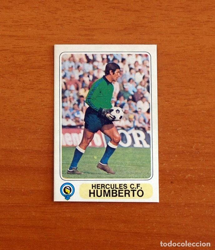 Football Stickers: H&eacute;rcules - Humberto - Editorial Pacosa Dos, F&uacute;tbol en acci&oacute;n 1977-1978, 77-78 - Nunca Pegado