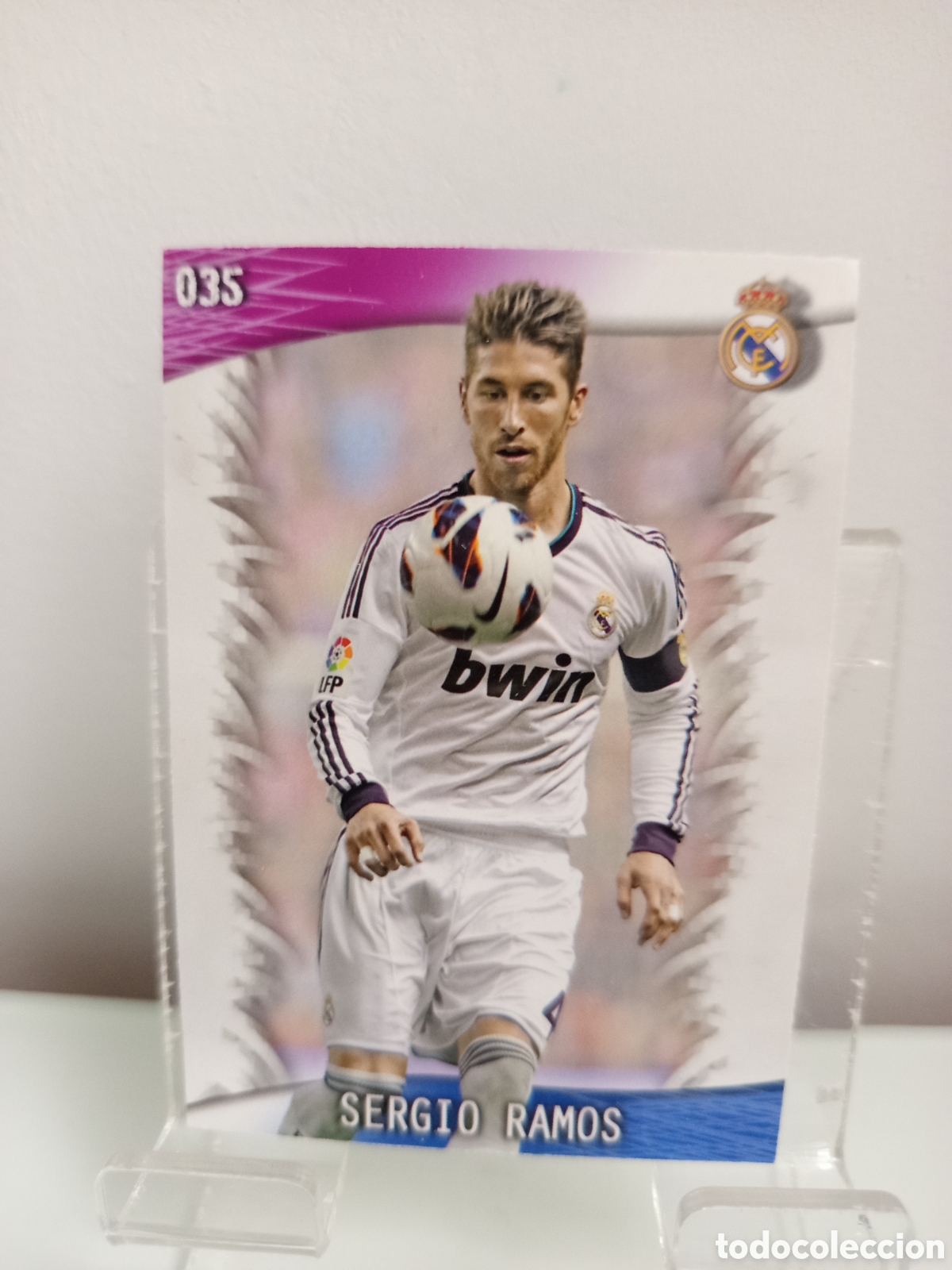 Cromos de F&uacute;tbol: ❇️ CROMO CARD ⚽ SERGIO RAMOS REAL MADRID 35 FICHAS LIGA QUIZ GAME 2014 13 14 2013 2014 MUNDICROMO ❇️