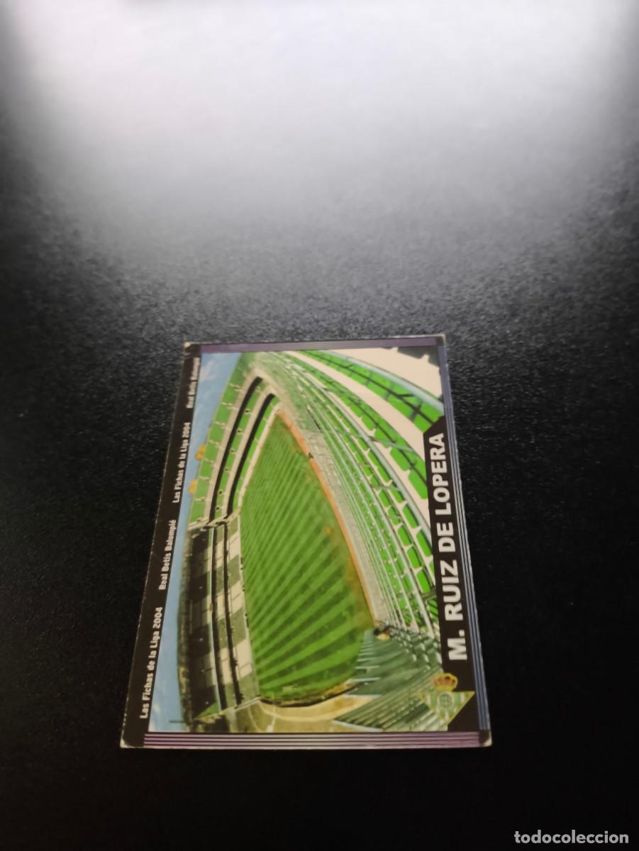 Cartes &agrave; collectionner de Football: 191 Ruiz de Lopera REAL BETIS MUNDICROMO LIGA 2003 2004 03 04 NO PANINI ESTE CROMO CARD