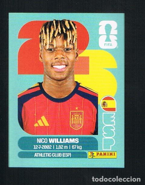 Cromos de F&uacute;tbol: STICKER FIFA WORLD CUP 2026 ESPA&Ntilde;A N&ordm; 17 NICO WILLIAMS