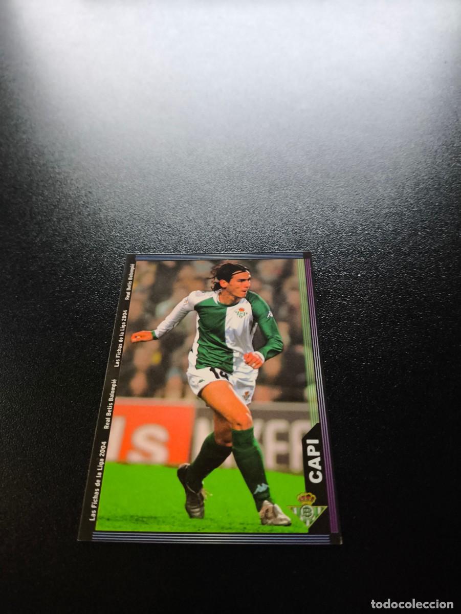 Cromos de F&uacute;tbol: 206 Capi REAL BETIS MUNDICROMO LIGA 2003 2004 03 04 NO PANINI ESTE CROMO CARD
