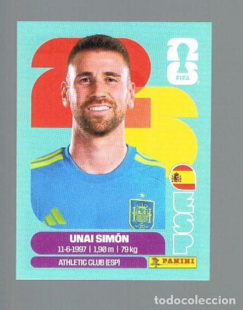 Cromos de F&uacute;tbol: STICKER FIFA WORLD CUP 2026 ESPA&Ntilde;A N&ordm; 2 UNAI SIMON